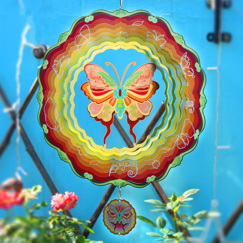 Butterfly Outdoor Wind Spinner