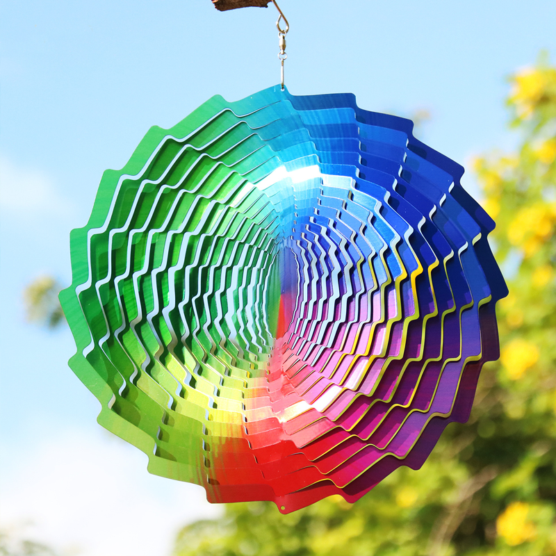 Colorful Tunnel 3D Wind Spinner