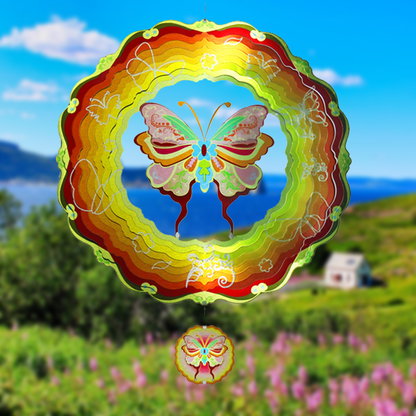 Butterfly Outdoor Wind Spinner