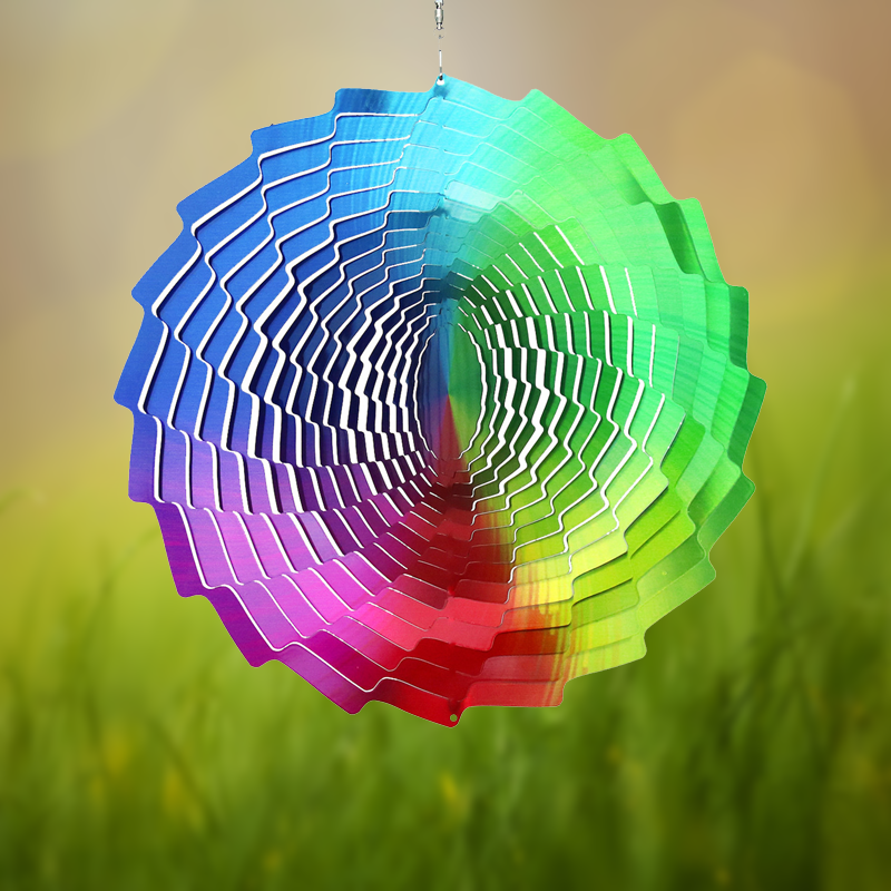 Colorful Tunnel 3D Wind Spinner