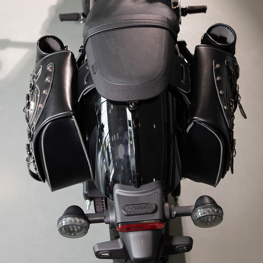steampunk motorcycle fork bag