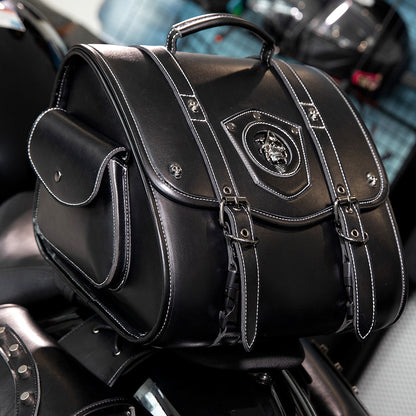 Steam Punk Motorcycle Saddlebags