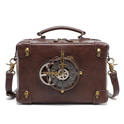 Steampunk Clock Crossbody Bag